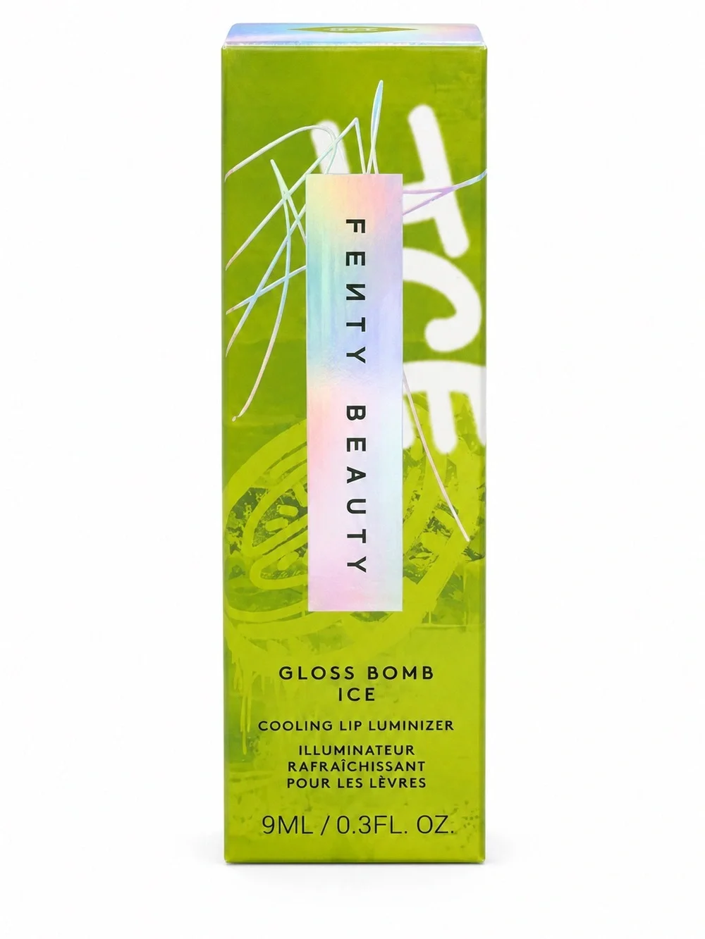Fenty Beauty Gloss Bomb Ice CUCUM’BRRR Cooling Lip Luminizer 9ml NIB